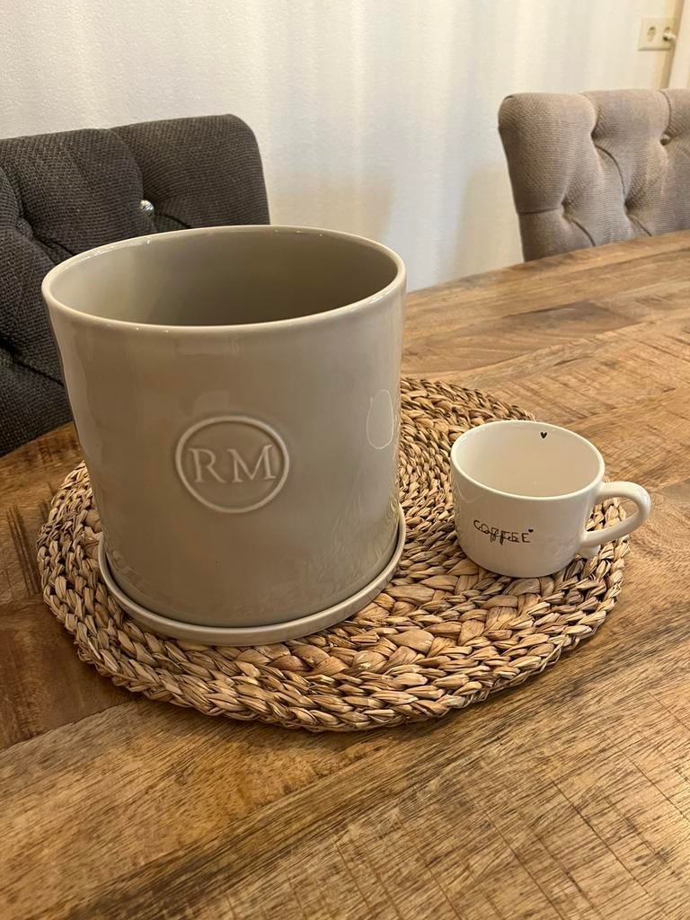 Rivièra Maison grote bloempot, 25 tot 40 cm, Rond, Ophalen of Verzenden, Minder dan 40 cm