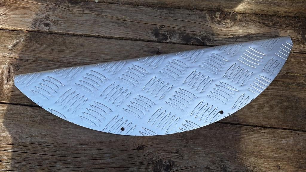 Traptreden/trapmaantjes, aluminium traanplaat, 10 st., Doe-het-zelf en Verbouw, Ladders en Trappen, Ophalen of Verzenden, Minder dan 2 meter