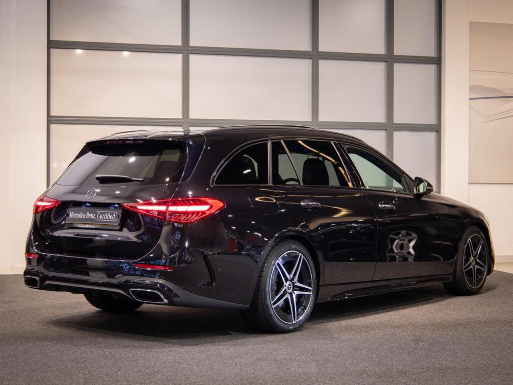 Mercedes-Benz C-Klasse Estate 180 AMG Line Premium PLUS | Pa, Automaat, 4 cilinders, Zwart, Origineel Nederlands