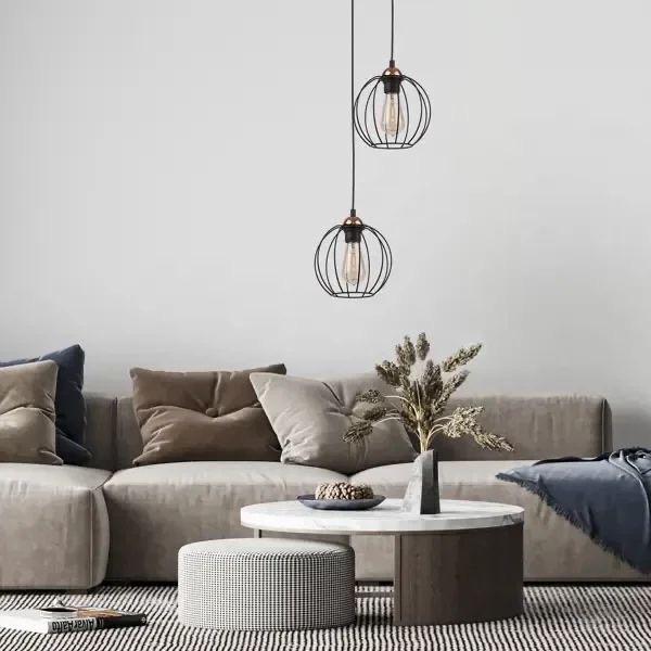 Moderne Zwarte Bol Hanglamp - Stijlvolle Verlichting, Huis en Inrichting, Lampen | Hanglampen, -, -, Nieuw, Ophalen of Verzenden