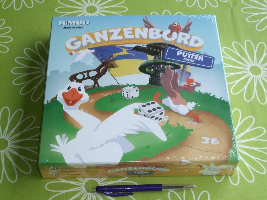 Nieuw in seal: Ganzenbord - Putten editie - Jumbo, Vijf spelers of meer, Ophalen of Verzenden, Nieuw