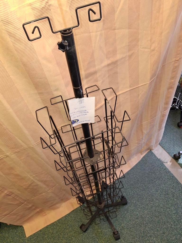 Wenskaarten molen, Carrousel, Ansichtkaart Display 30 vaks T, Ophalen, Gebruikt