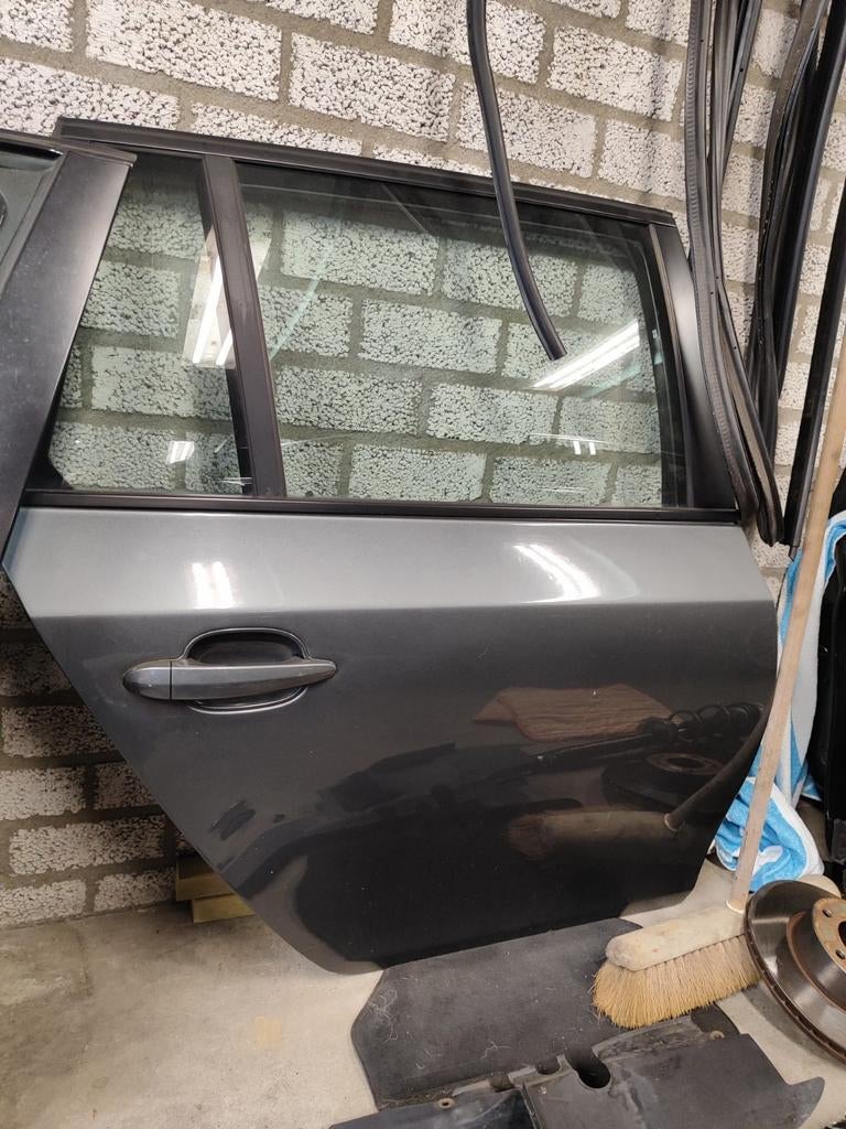 Deur BMW E61 rechts achter A36 portier achterklep titangrau, Ophalen, Deur, W, BMW