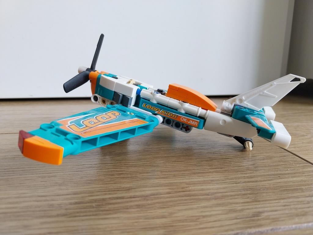 Lego technic Loopking vliegtuig, Ophalen of Verzenden, Zo goed als nieuw, Complete set, Lego