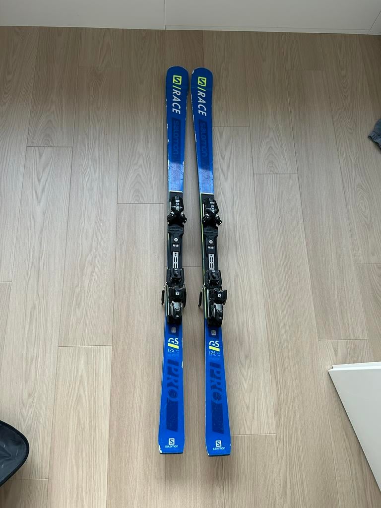 Salomon Race Pro GS 175cm Ski's met X12 Bindingen, 160 tot 180 cm, Gebruikt, Skiën, Ski's
