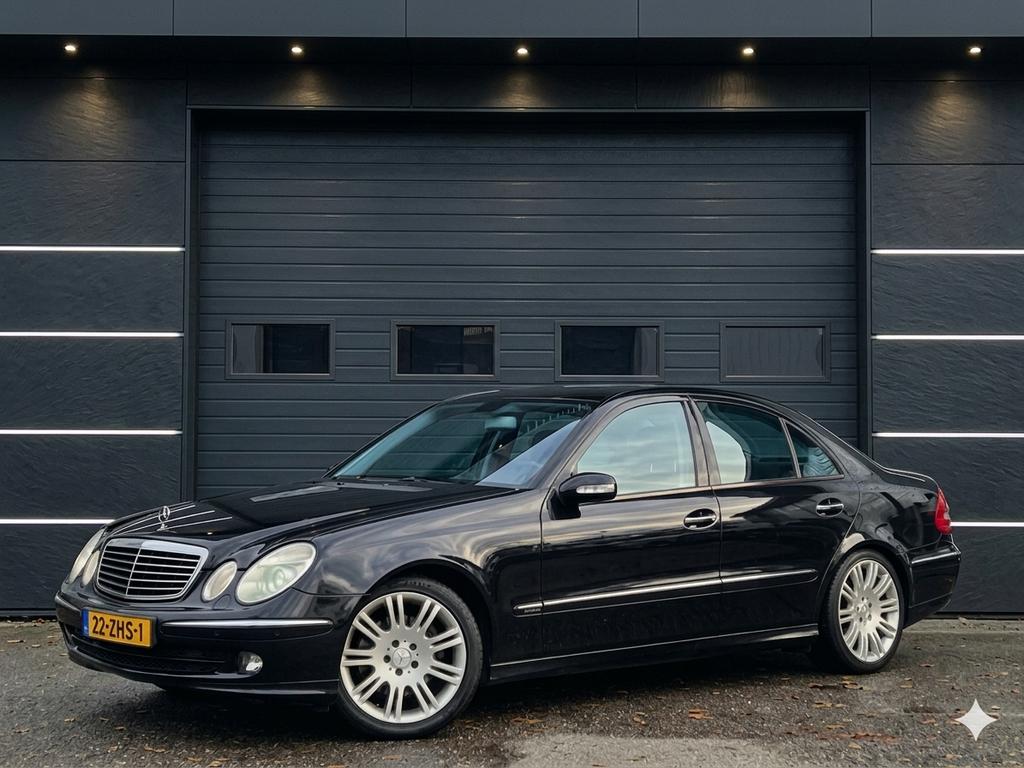 Mercedes-Benz E-200 avantgarde sportpakket || uniek ||, Automaat, Achterwielaandrijving, Zwart, 4 cilinders