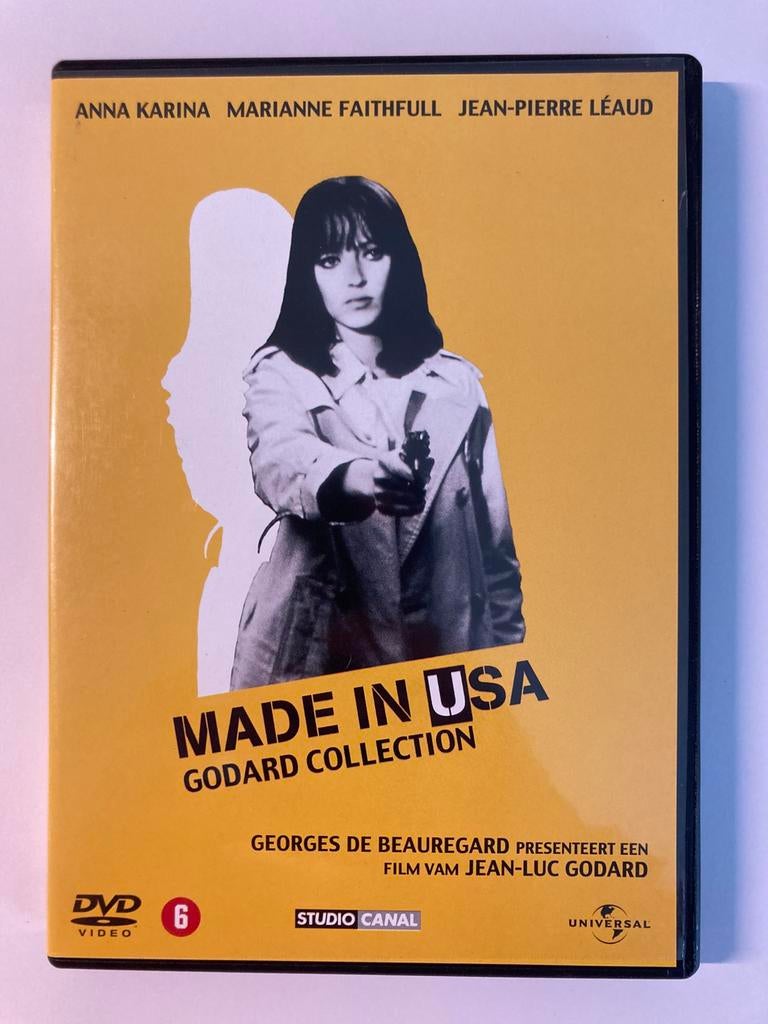 Made in USA, 1966 / DVD /Godard Collection /Jean-Luc Goddard, Vanaf 6 jaar, Ophalen of Verzenden, Zo goed als nieuw, Overige genres