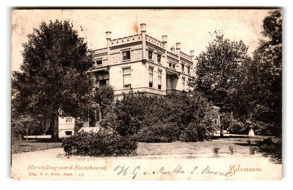 Hilversum, Herstellingsoord - Heideheuvel, Verzenden, Voor 1920, Gelopen, Noord-Holland