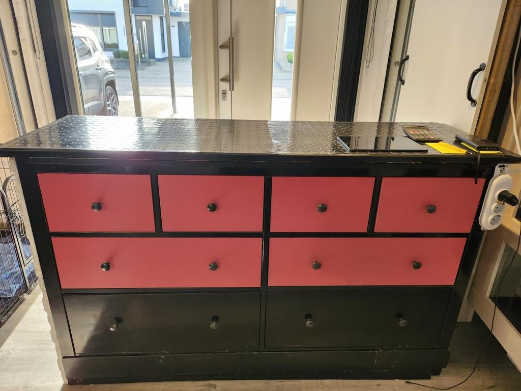 Balie met lades - Ideaal voor winkel of kantoor, Ophalen, Gebruikt