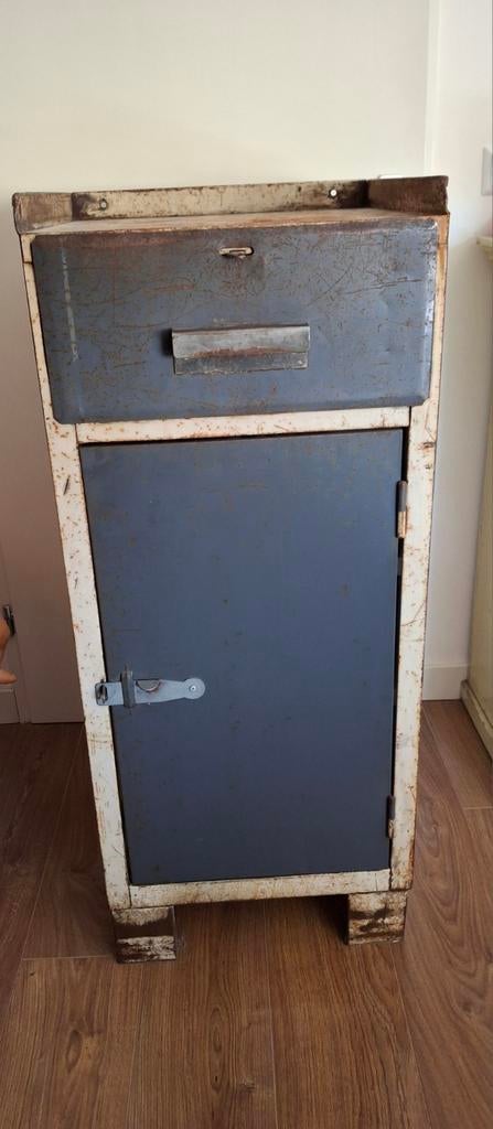 Oude industriële kast, werkplaatskast, Ophalen of Verzenden