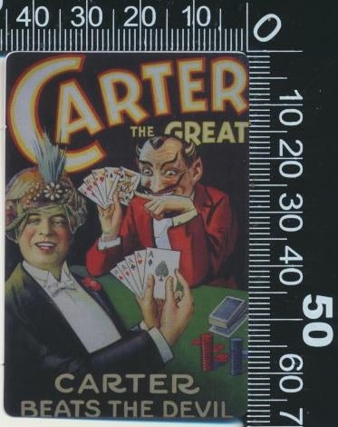 Sticker: Carter the great, Ophalen of Verzenden, Zo goed als nieuw, Film, Tv of Omroep