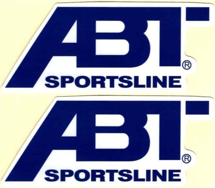 Abt Sportsline sticker set #1, Ophalen of Verzenden