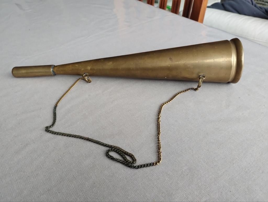 Koperen Hoorn/Toeter, Ophalen of Verzenden