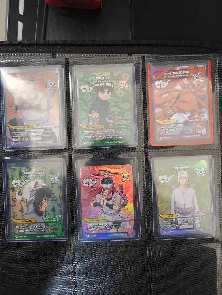 Naruto mythos 1e edition, Ophalen of Verzenden, Nieuw, Meerdere kaarten, Foil