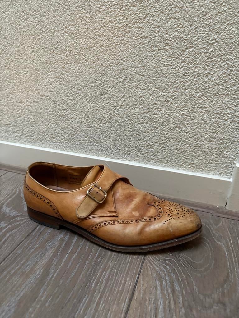 Crockett & Jones Monk Straps - Klassieke Herenschoenen, Ophalen of Verzenden, Gedragen, Bruin, Gespschoenen