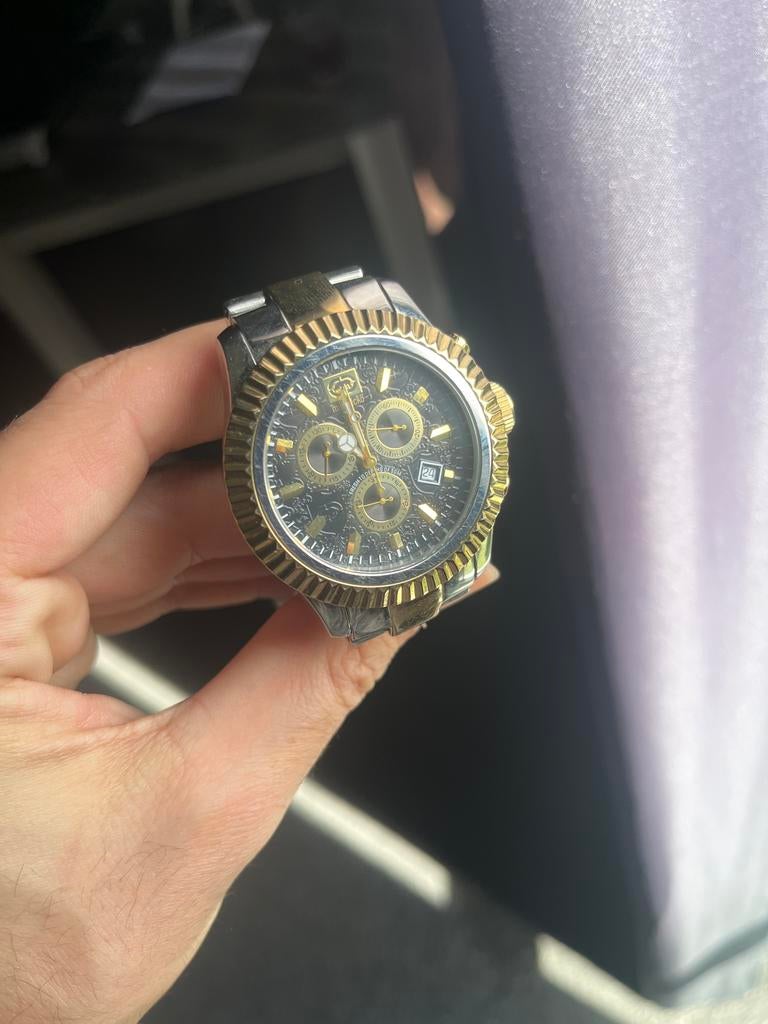Marc Ecko horloge vintage, gerepareerd, nieuwe batterij, Overige merken, Gebruikt, Staal, Polshorloge