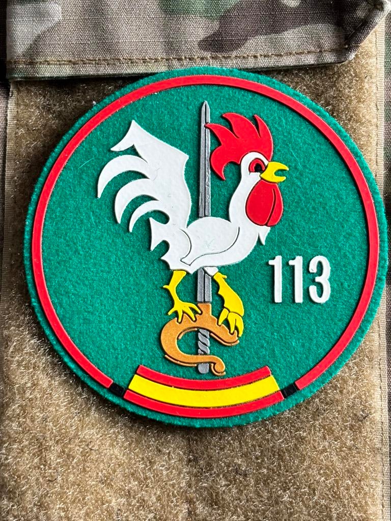 Spaanse luchtmacht ala 113 SQN, Verzamelen, Luchtvaart en Vliegtuigspotten, Verzenden, Nieuw, Patch, Badge of Embleem