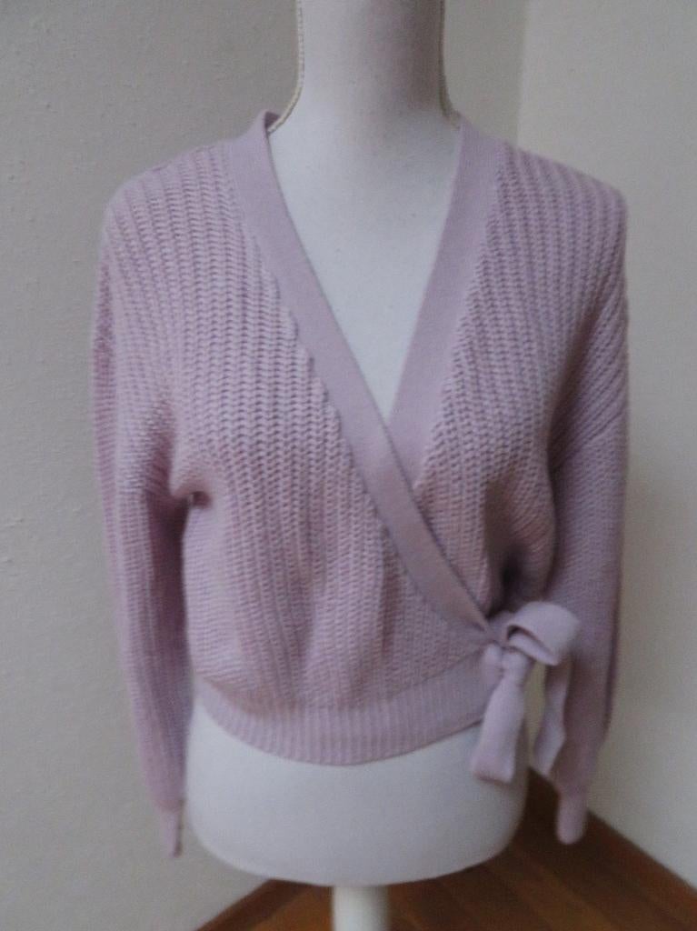 Z94 ONLY nieuw kort wikkel vestje lila S 36, Maat 38/40 (M), Only, Paars, Nieuw