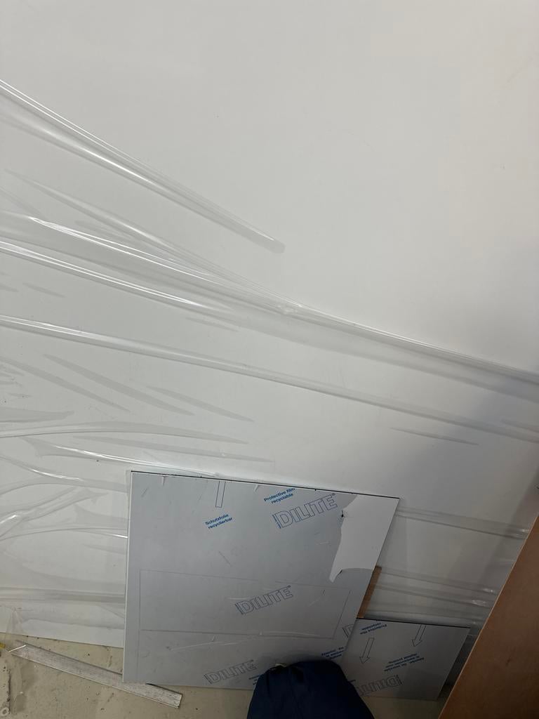 Dibond reclameplaat 1,50 x 2,20 onbedrukt - diverse formaten, Doe-het-zelf en Verbouw, Platen en Panelen, Ophalen of Verzenden