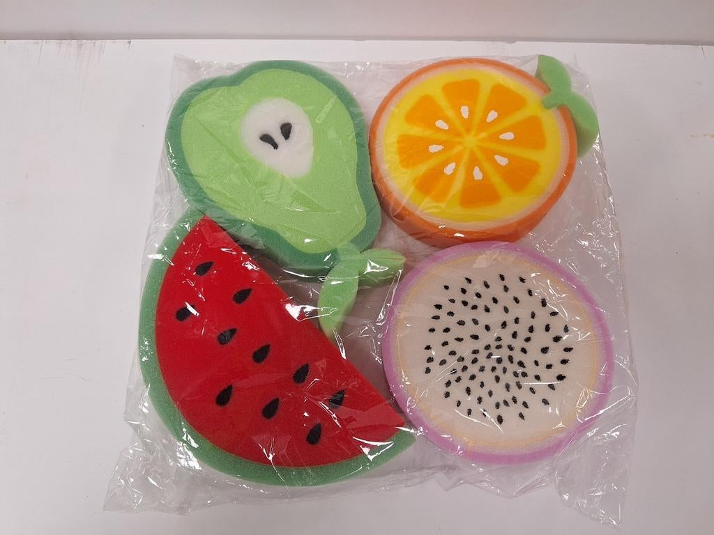 4 nieuwe badsponzen samen, Ophalen of Verzenden, Nieuw