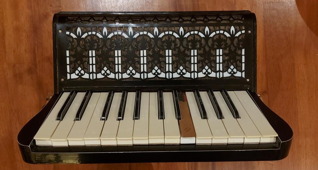 32-bas musette accordeon, Muziek en Instrumenten, Accordeons, Ophalen, Gebruikt, 32-bas, Overige merken