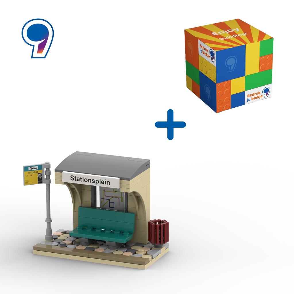 Personaliseerbaar LEGO Bushokje, Ophalen of Verzenden, Nieuw, Complete set, Lego