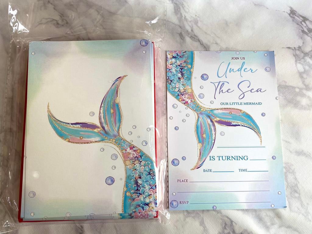 Nieuw! 10 uitnodigingen voor kinderfeestje, Hobby en Vrije tijd, Feestartikelen, Ophalen of Verzenden, Nieuw, Overige typen, Verjaardag