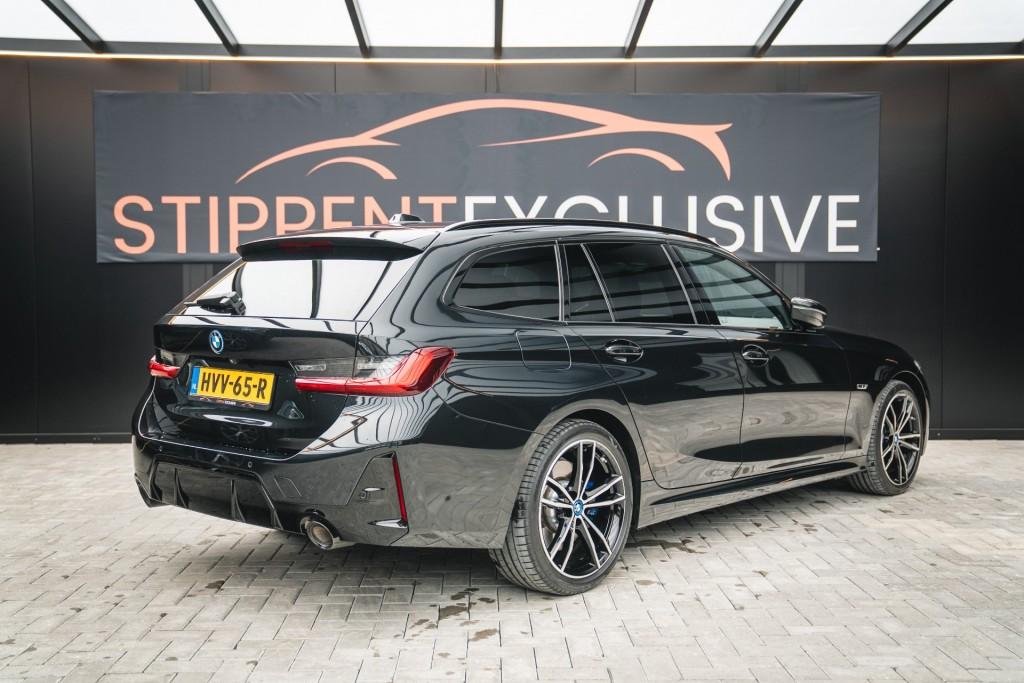 Bmw 3-SERIE 330e M SPORT,CURVED DISPLAY, PANO HARMEN KARDON, Gebruikt, 4 cilinders, Zwart, Plug-in hybride