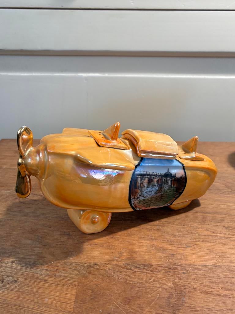 Vintage Vliegtuig peper en zout - Keramiek, Ophalen of Verzenden