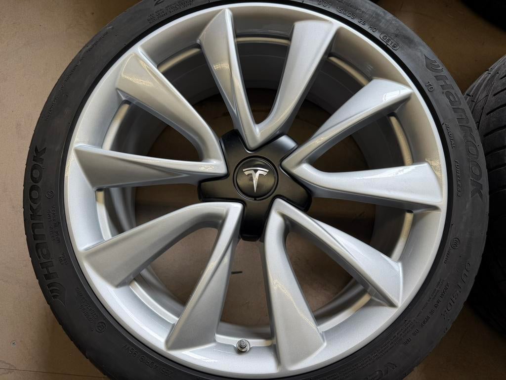 19 inch Origineel Tesla Model 3 Performance velgen 5x114.3, Auto-onderdelen, 19 inch, Gebruikt, Banden en Velgen, Ophalen of Verzenden