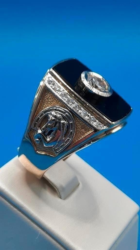 gouden heren ring 18kt, Heer, Www.bredajuwelier.nl, Nieuw, Ophalen of Verzenden