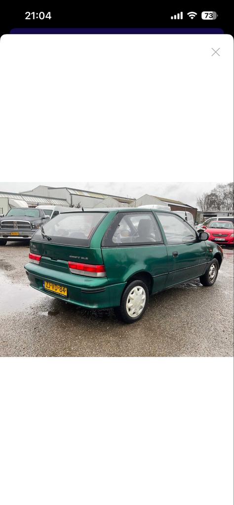 Suzuki Swift 1.3 1999 Groen 27991dkm!!!, Voorwielaandrijving, 4 cilinders, 755 kg, Origineel Nederlands
