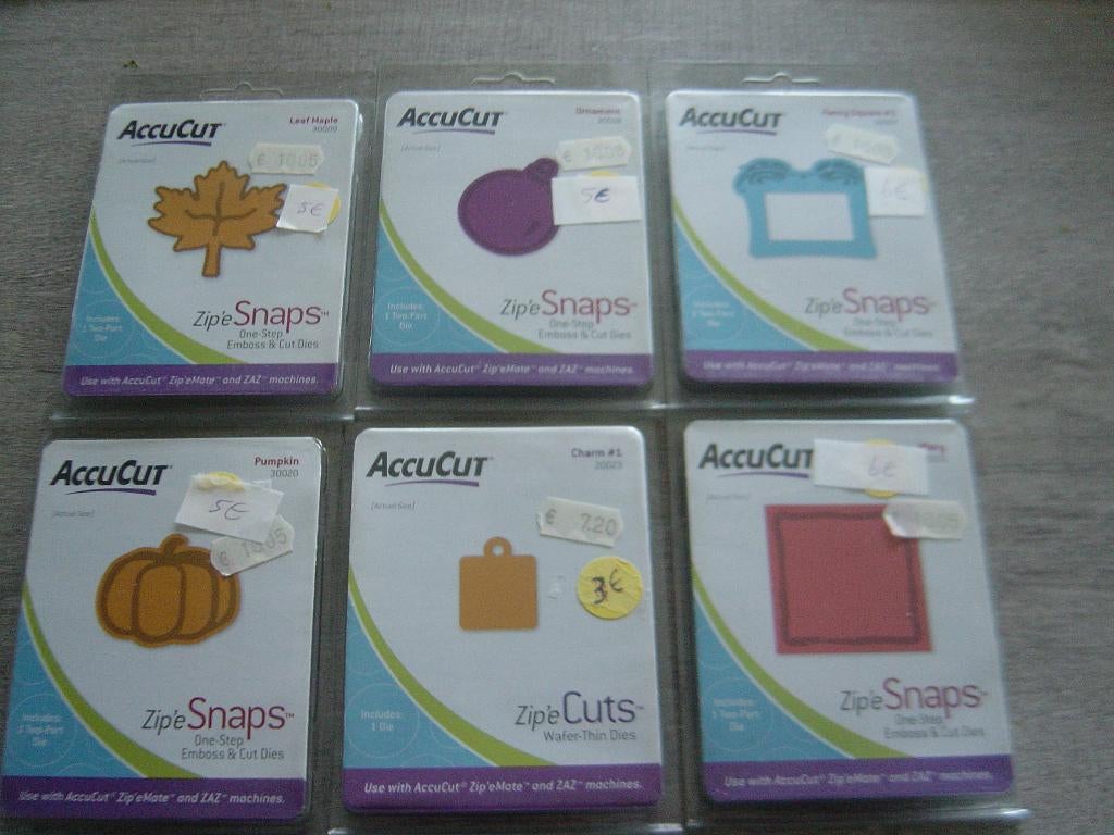 ACCUCUT  Zipe Snaps, Ophalen of Verzenden, Zo goed als nieuw, Frame of Mal