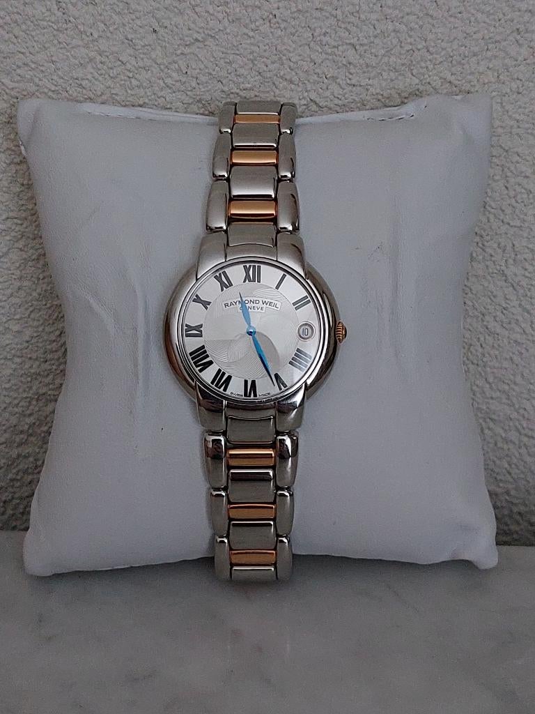 RAYMOND WEIL JASMINE HORLOGE MET DOOS, Overige merken, Staal, Staal, Polshorloge