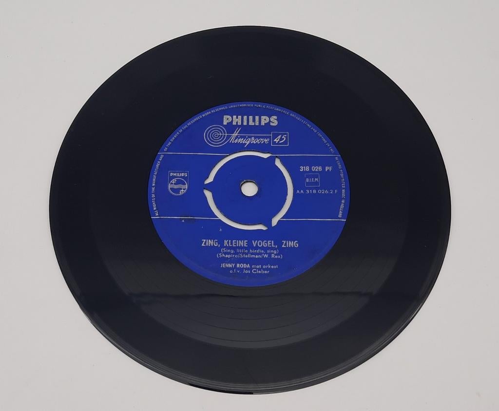 Jenny Roda Paardje, loop wat sneller/ Zing, kleine vogel 7", Gebruikt, 7 inch, Single, Ophalen of Verzenden