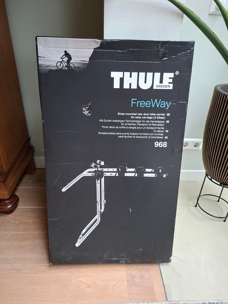 Thule Freeway 968 fietsendrager voor 2 fietsen (nieuw), Ophalen, 2 fietsen, Nieuw, Achterklepdrager