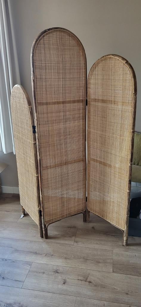 Kamerscherm by-boo rotan, Ophalen, Zo goed als nieuw