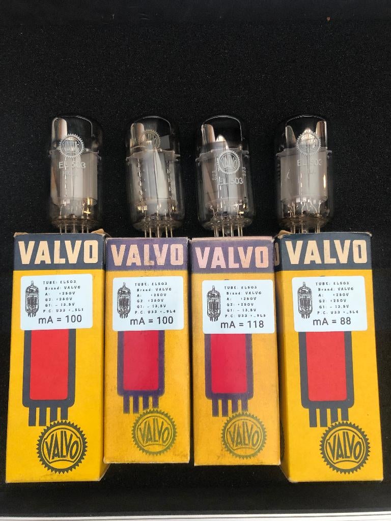 *** 4 X EL 503 VALVO VALVO Röhre Tube Testet ***, Audio, Tv en Foto, Buizenversterkers, Ophalen of Verzenden, Buis of Buizen