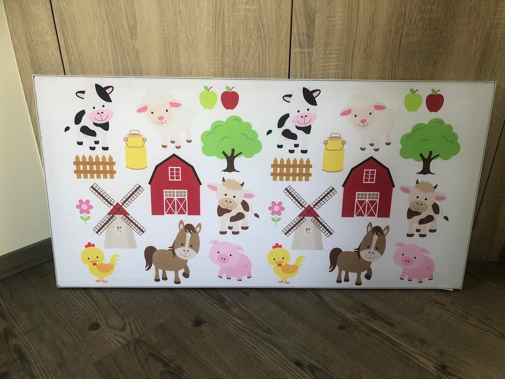 Baby/kinderschilderij 50x100 cm, Ophalen, Zo goed als nieuw