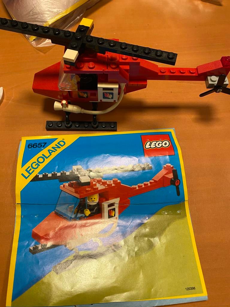 LEGO Legoland 6657 Helicopter - Vintage Set, Gebruikt, Lego, Ophalen of Verzenden, LEGOLAND