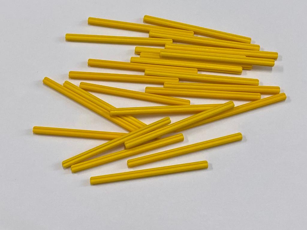 Partij 25x nieuwe gele Lego axle 9L, Kinderen en Baby's, Speelgoed | Duplo en Lego, Nieuw, Lego, Losse stenen, Ophalen of Verzenden