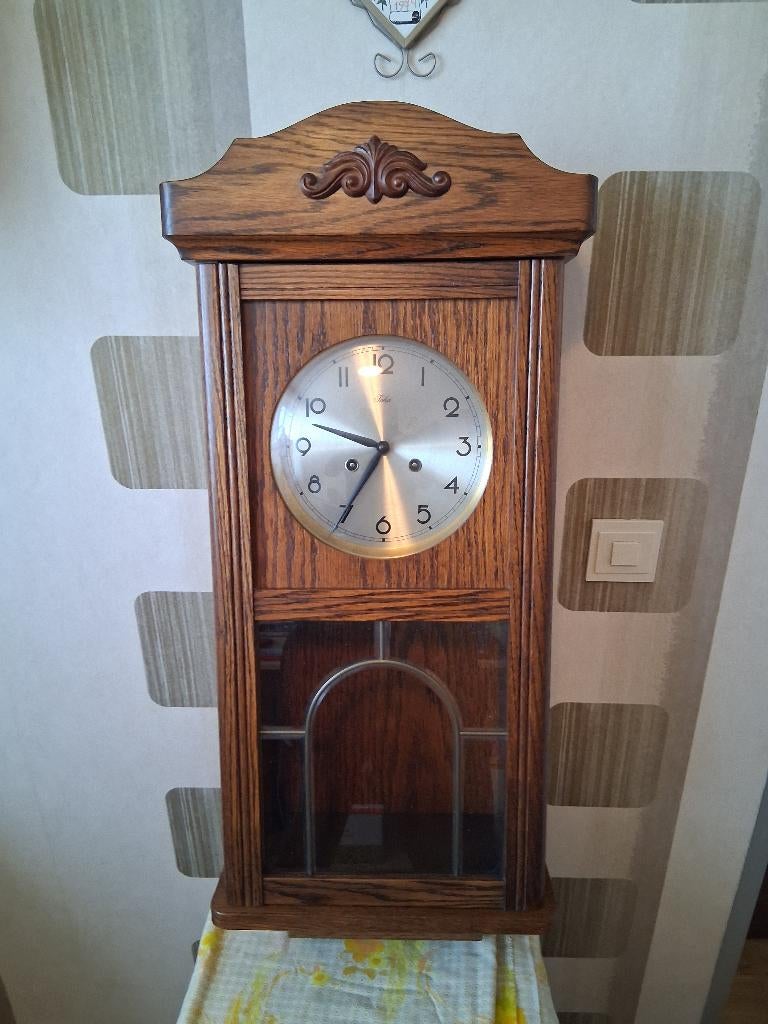 wandklok, Ophalen, Zo goed als nieuw, Analoog, Wandklok