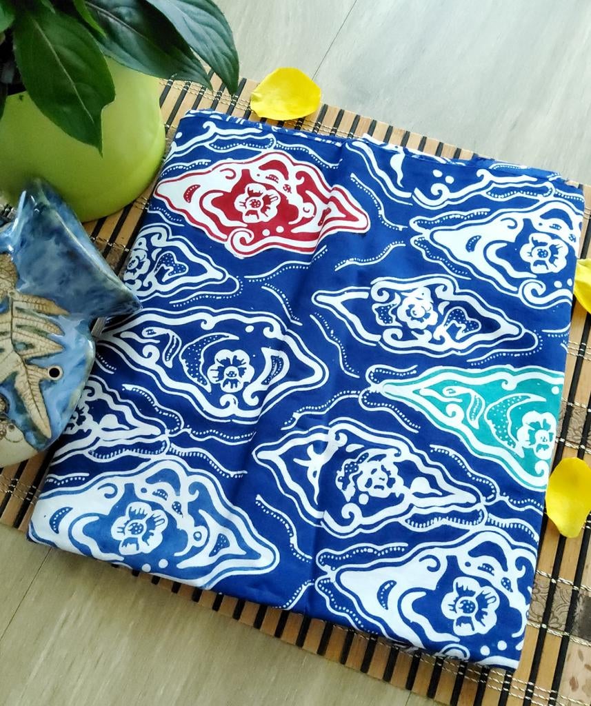 Batik Cap Asli Indonesië #1309, Nieuw, 30 tot 120 cm, Katoen, 30 tot 200 cm