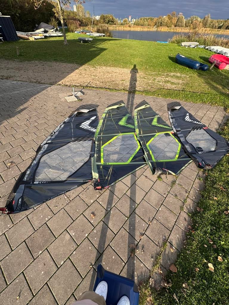 Windsurf wave & freestyle, Watersport en Boten, Windsurfen, Gebruikt, Plank, Minder dan 250 cm, Minder dan 5 m², Ophalen of Verzenden