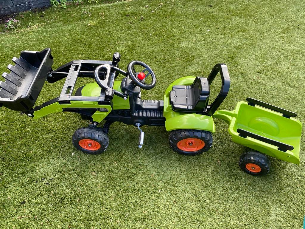 Falk Claas Arion 410 traptractor met aanhanger en voorlader, Ophalen, Gebruikt, Trapvoertuig