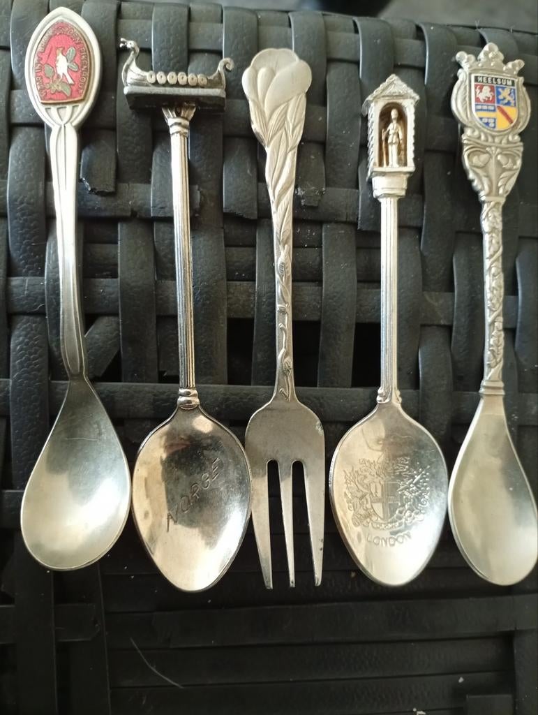 9 Theelepels, Antiek en Kunst, Antiek | Bestek, Ophalen of Verzenden