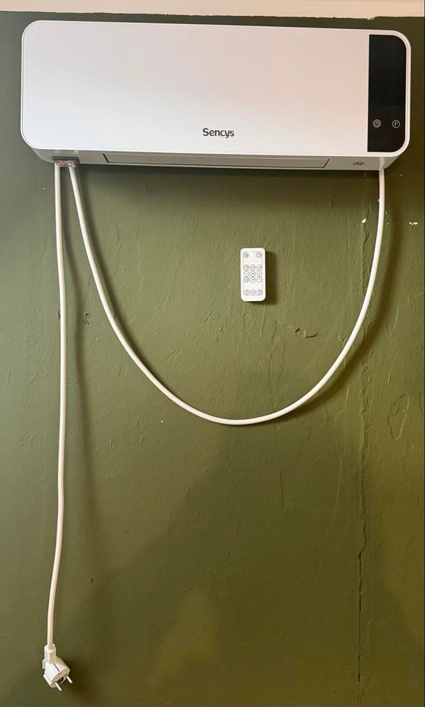 Sencys Keramische PTC Kachel met Afstandsbediening, Gebruikt, Overige soorten, Elektrisch, Ophalen of Verzenden