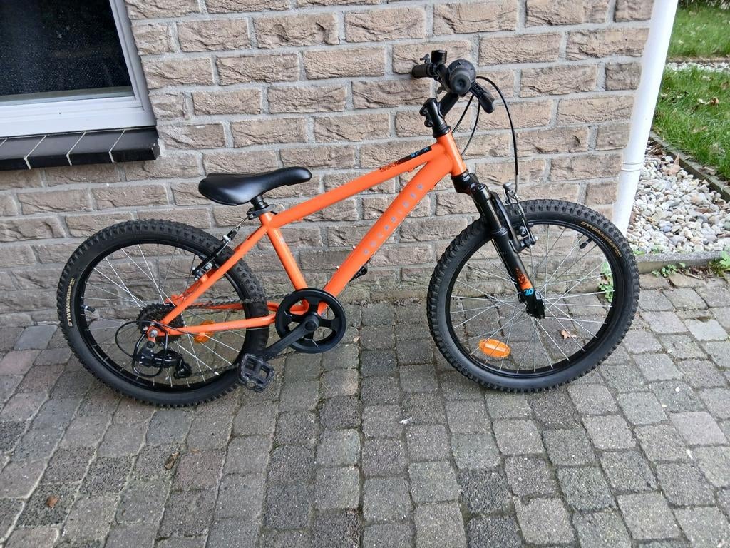MTB Rockrider, mountainbike, 20 inch, weinig gebruikt, zgan, Fietsen en Brommers, Fietsen | Crossfietsen en BMX, Ophalen, Zo goed als nieuw
