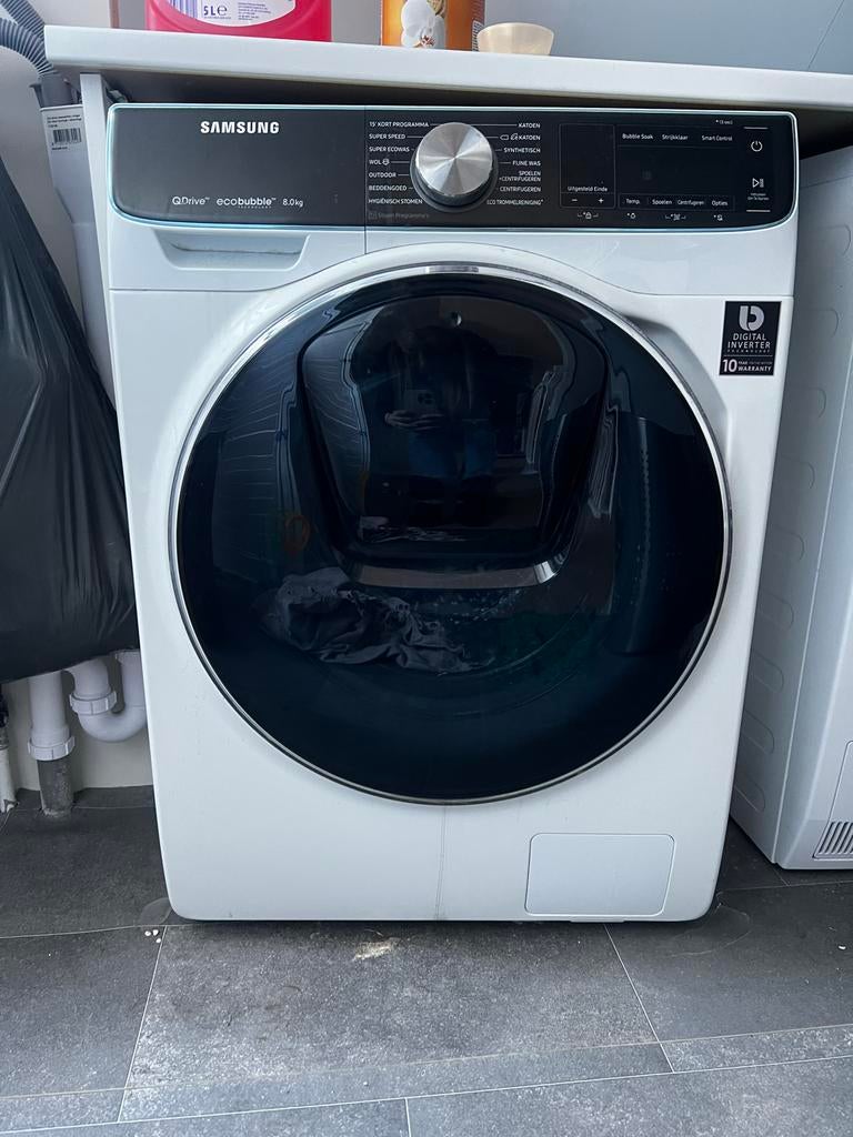 Samsung QDrive Ecobubble 8.0kg wasmachine (trommel los!), Witgoed en Apparatuur, Wasmachines, Ophalen, 1200 tot 1600 toeren, Gebruikt