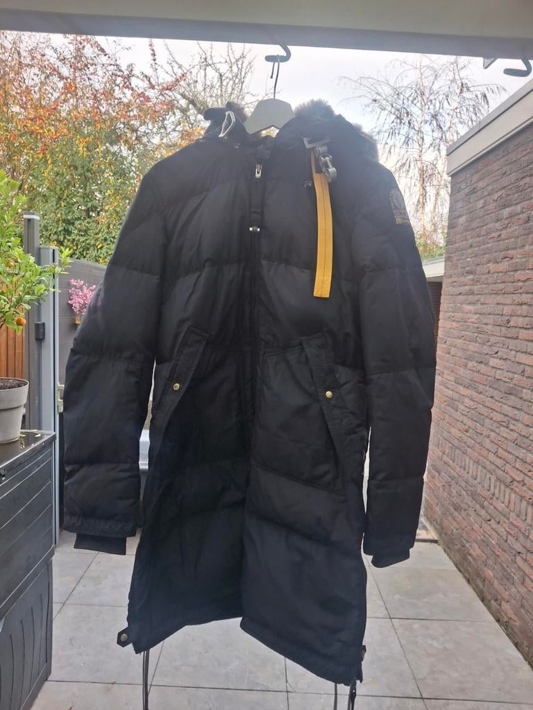 Parajumpers winterjas donker blauw  m. Nette staat., Ophalen of Verzenden, Zo goed als nieuw, Blauw